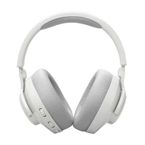 JBL Quantum 360 Kabellose Over-Ear Gaming-Kopfhörer mit 2,4 GHz/Bluetooth Dual Wireless-Verbindung, 22-Stunden-Akku, Multi-Plattform-Kompatibilität, abnehmbarem Mikrofon mit Stummschaltung, Weiß Bild 5
