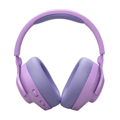 JBL Quantum 360 Kabellose Over-Ear Gaming-Kopfhörer mit 2,4 GHz/Bluetooth Dual Wireless-Verbindung, 22-Stunden-Akku, Multi-Plattform-Kompatibilität, abnehmbarem Mikrofon mit Stummschaltung, Lila Bild 5