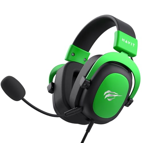 Havit Gamenote H2002D Gaming Headset mit Mikrofon - Grün/Schwarz Bild 1