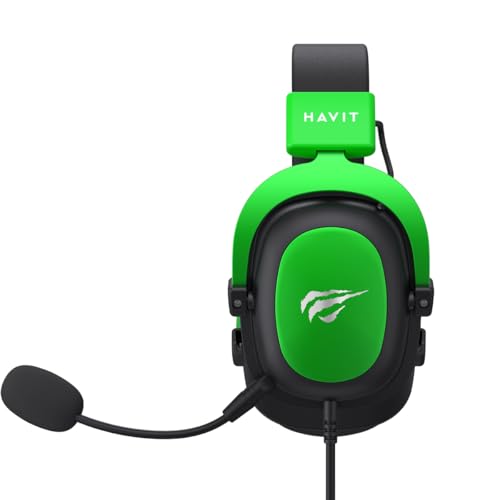 Havit Gamenote H2002D Gaming Headset mit Mikrofon - Grün/Schwarz Bild 3