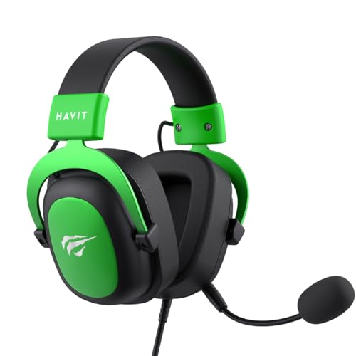 Havit Gamenote H2002D Gaming Headset mit Mikrofon - Grün/Schwarz Bild 4