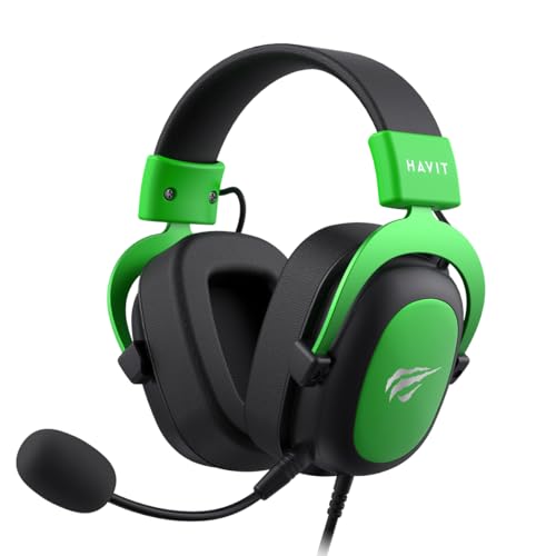Havit Gamenote H2002D Gaming Headset mit Mikrofon - Grün/Schwarz Bild 5