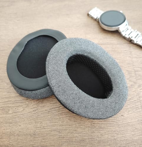 Weiche Ersatz-Ohrpolster Kissen Kompatibel mit Corsair HS70 HS60 HS50 Pro Gaming Headsets Ohrpolster Bezug mit Bequemem Stoff und Memory-Schaum Bild 6