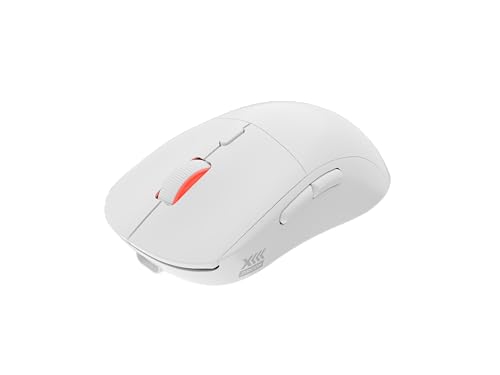 Genesis Zircon XIII Custom Wireless Gaming Maus Weiß, Hot-Swap Switches, Pixart PAW3395 26000 DPI, Triple Mode (2.4G/BT/USB), Austauschbare Gehäuseteile, Motion Sync, RGB, PC Bild 2