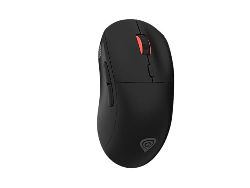 Genesis Zircon XIII Custom Kabellose Gaming Maus – PixArt PAW3395 Sensor (26.000 DPI), Hot-Swap Schalter, Austauschbare Gehäuseteile & Federn, 2.4GHz Wireless, RGB, 77g, Schwarz Bild 2