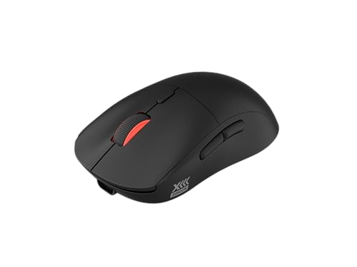 Genesis Zircon XIII Custom Kabellose Gaming Maus – PixArt PAW3395 Sensor (26.000 DPI), Hot-Swap Schalter, Austauschbare Gehäuseteile & Federn, 2.4GHz Wireless, RGB, 77g, Schwarz Bild 4