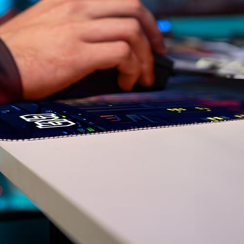 Tilt Schreibtischunterlage 100x50 cm Gaming Mauspad XXL | Rutschfester Mousepad Groß für Schreibtisch und PC Gadgets | Wasserdichter Desk Mat (Retro Cyberpunk) Bild 6