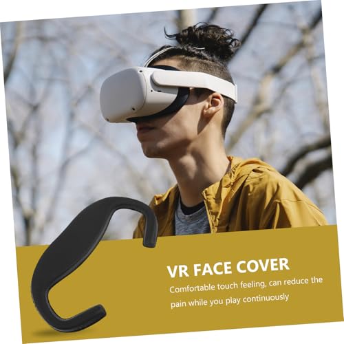 OSALADI 5sätze Crystal Vr Gesichtspad Schweißfeste Gesichtsabdeckungen Hinterkopfmatte Atmungsaktiv Hautfreundlich Installieren Gaming-zubehör Für Vr-headsets Bild 2