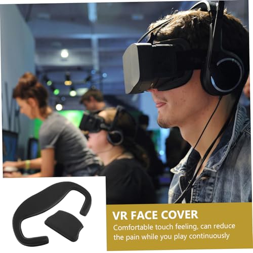 OSALADI 5sätze Crystal Vr Gesichtspad Schweißfeste Gesichtsabdeckungen Hinterkopfmatte Atmungsaktiv Hautfreundlich Installieren Gaming-zubehör Für Vr-headsets Bild 4