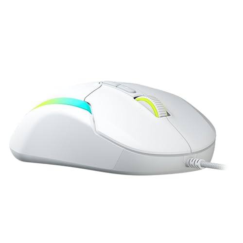 Turtle Beach Kone II – Ergonomische RGB-Gaming-Maus, 26K DPI Optischer Sensor, optische Schalter mit 100 Mio. klick-Lebensdauer, 23 programmierbare Funktionen, 4D-Scroll-Rad, Weiß Bild 3