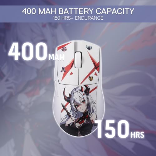 Redragon M916AK-PRO 3-Modus Kabellose Gaming-Maus, 49G ultraleichte 26K DPI Maus mit ergonomischem Griff, vollständig programmierbare Tasten, Software unterstützt DIY-Tastenkombinationen und DPI Bild 5