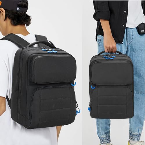 PGmoon Rucksack Kompatibel mit Nintendo Switch/Lite/OLED Modell, Schützende Tragetasche mit Verschiedenen Fächern für Docking Station, Controller & Mehr Zubehör (Patent Design) Bild 6