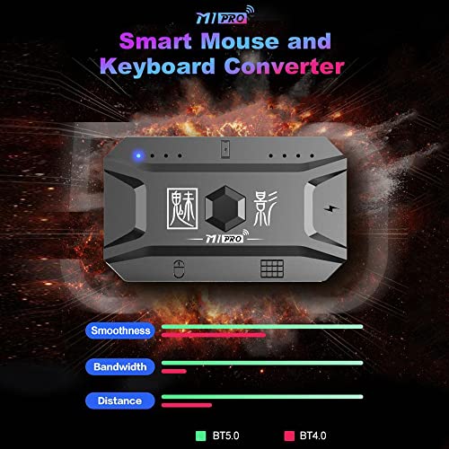 M1 Pro Keyboard Mouse Converter Portable Mobile Game Keyboard und Mouse Adapter BT5.0 Connection Support Android iOS System Bild 3