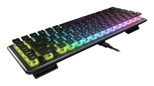 Turtle Beach Vulcan II Mini – 65% optisch-mechanische Gaming-Tastatur mit anpassbarer RGB-Beleuchtung, Tastenduplikator-Technologie, Aluminiumplatte, Schwarz Bild 3