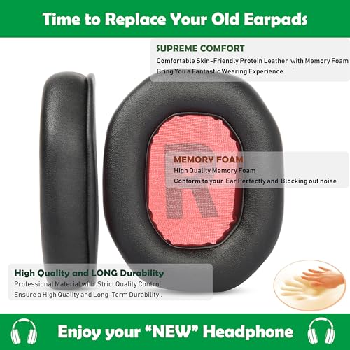 Premium Proteinkleder Ersatz Ohrpolster für Teufel Cage Gaming Headset Ersatz-Ohrpolster Bild 6