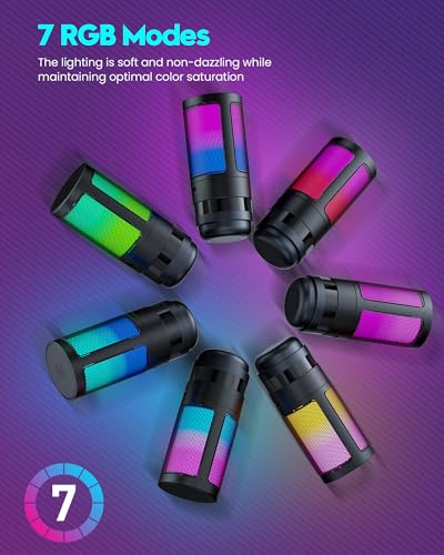 Gaming Mikrofon Mit Arm - RGB Podcast Mikrofon für PC, Streaming, PS4/PS5/MAC - USB Microphone Bild 6