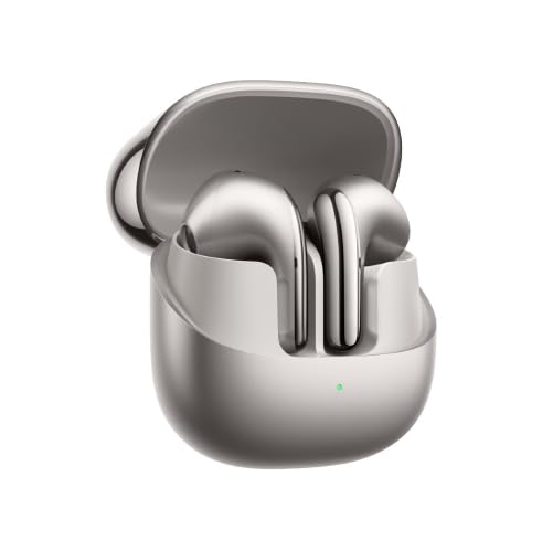 XIAOMI Buds 5 - In-Ear Kopfhörer mit 40dB Hybrid Active-Noise Cancelling, 39 Stunden Akkulaufzeit, Dual-Magnet Treiber & 5 EQ-Einstellungen, AI-Windgeräuschunterdrückung, Google Fast Pair, Grau Bild 7