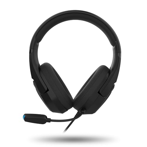 KROM KOPA 7.1 – USB-Gaming-Headset mit virtuellem 7.1-Sound, RGB-Rainbow-Beleuchtung, 50-mm-Treibern, omnidirektionalem Mikrofon, Lautstärke am Headset, verstellbarem Kopfband, Schwarz Bild 2