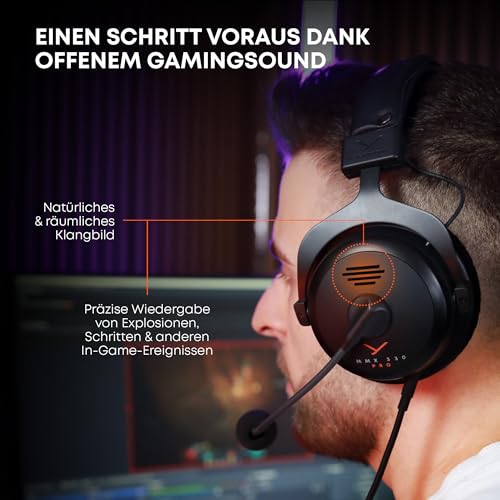 beyerdynamic MMX 330 PRO offenes Gaming-Headset mit STELLAR.45-Treiber und Kondensatormikrofon, kabelgebundenes Gaming-Headset Made in Germany Bild 3