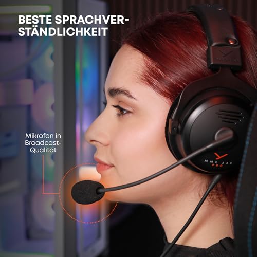 beyerdynamic MMX 330 PRO offenes Gaming-Headset mit STELLAR.45-Treiber und Kondensatormikrofon, kabelgebundenes Gaming-Headset Made in Germany Bild 5