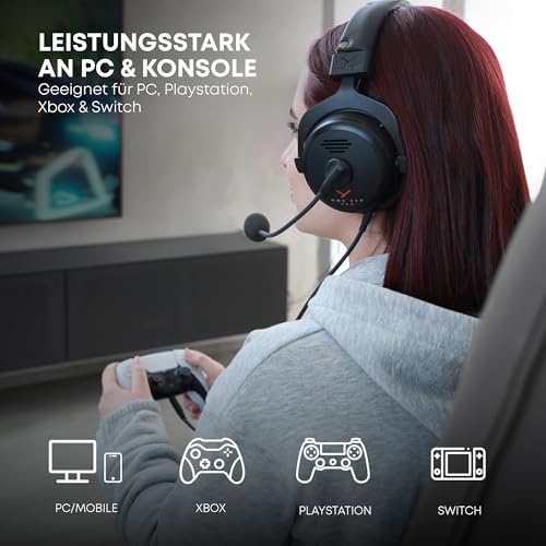 beyerdynamic MMX 330 PRO offenes Gaming-Headset mit STELLAR.45-Treiber und Kondensatormikrofon, kabelgebundenes Gaming-Headset Made in Germany Bild 6