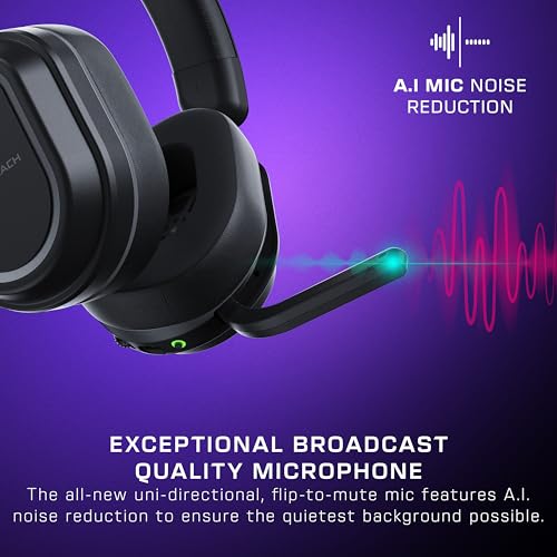 Turtle Beach Stealth 700 Kabelloses Multiplattform-Headset für PS5, PS4, PC und Mobilgeräte, Schwarz Bild 6