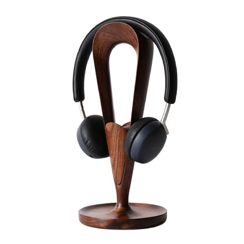 Kopfhörerständer, Massivholz-Desktop-Headset-Rack, kreativer Headset-Rack, Aufbewahrungsregal für PC-Gaming, Büro-PC-Gaming-Headset-Ständer Bild 1
