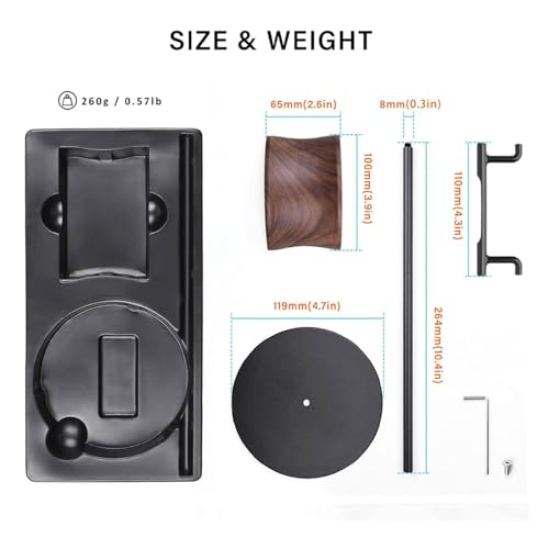 Aluminium-Headset-Ständer, Headset-Halter, Gaming-Headset-Halter mit Solider, Schwerer Basis, Headset-Aufhänger für die meisten Musik-Gaming-Headsets Bild 2