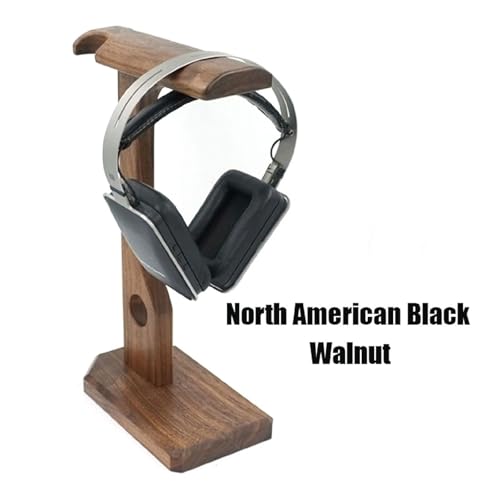 TOMRAIN Kopfhörerhalter aus Holz, Gaming-Headset-Halter mit Schwerer Basis, Schreibtisch-Display-Regal, Headset-Halter, universeller Over-Ear-Headset-Ständer Bild 3