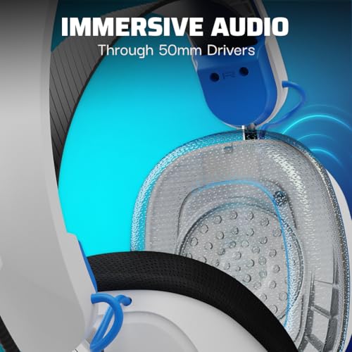 PDP PS5 Phantom Wireless Headset White Bild 4