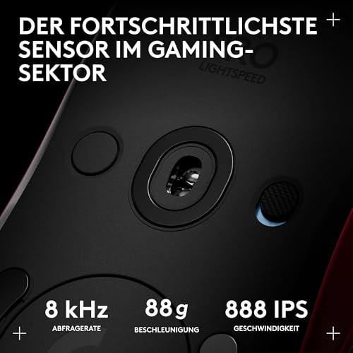 Logitech G PRO 2 Lightspeed kabellose Gaming-Maus für Rechts- oder Linkshänder, mit bis zu 4 anpassbaren, umschaltbaren magnetischen Seitentasten, 44K-DPI-Sensor und USB-C-Ladefunktion, PC/Mac - Rosa Bild 4