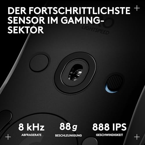 Logitech G PRO 2 LIGHTSPEED kabellose Gaming-Maus für Rechts- oder Linkshänder, mit bis zu 4 anpassbaren und umschaltbaren magnetischen Seitentasten, 44K-DPI-Sensor, USB-C-Ladefunktion – PC/Mac - Weiß Bild 5