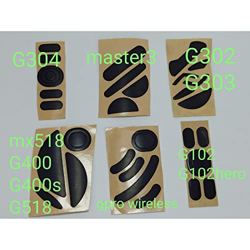 1 Set Mausfüße für 3/G302 G303/MX518 /G304/G102/Maus ohne Kabel Bild 5