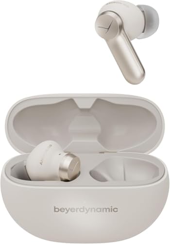 beyerdynamic AMIRON 100 True Wireless Kopfhörer mit aktiver Geräuschunterdrückung, 27 Stunden Akkulaufzeit, Transparenzmodus, Bluetooth® 5.3, kompaktes Design in Creme Bild 1