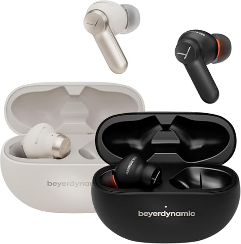 beyerdynamic AMIRON 100 True Wireless Kopfhörer mit aktiver Geräuschunterdrückung, 27 Stunden Akkulaufzeit, Transparenzmodus, Bluetooth® 5.3, kompaktes Design in Creme Bild 5