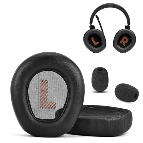 Quantum 400 Ersatz Ohrpolster Kompatibel mit JBL Quantum 400 Wired Over-Ear Gaming Headset(Proteinleder und Memory-Schaum Ersatzpolster) Bild 1