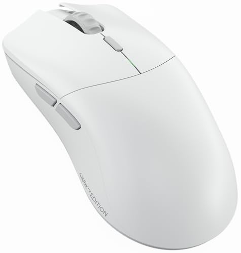 GLORIOUS Gaming Model O 2 PRO 4K/8K Wireless Gaming Mouse – 2,4 GHz Funk, 4K/8K Abruf, 100 Mio. Klicks, 59 g, Lange Akkulaufzeit, BAMF-2.0-Sensor mit 26k DPI, beidhändig, 6 Tasten, PTFE-Füße – Weiß Bild 1