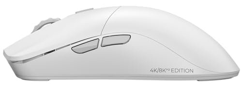 GLORIOUS Gaming Model O 2 PRO 4K/8K Wireless Gaming Mouse – 2,4 GHz Funk, 4K/8K Abruf, 100 Mio. Klicks, 59 g, Lange Akkulaufzeit, BAMF-2.0-Sensor mit 26k DPI, beidhändig, 6 Tasten, PTFE-Füße – Weiß Bild 7