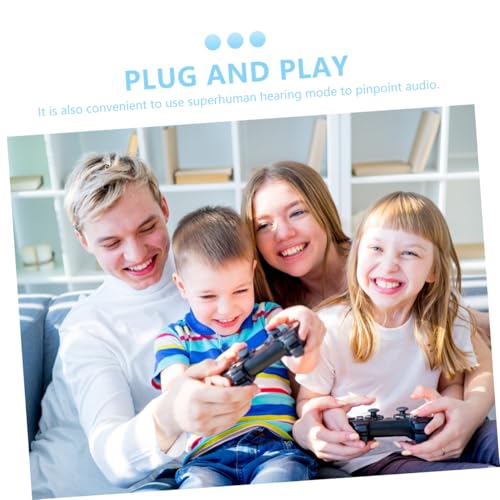 Uonlytech 3stücke Headset Adapter Für Controller Audio Converter Für Gaming Leicht Und Tragbar Kompatibel Mit Allen Game Controllern Einfaches Chat-Audio-Management Bild 2