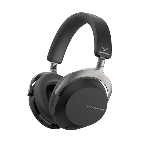 beyerdynamic AVENTHO 300 Wireless Over-Ear Kopfhörer mit aktiver Geräuschunterdrückung, 50 ST Akkulaufzeit, Bluetooth® 5.4, 3D-Audio, mit STELLAR.45, in schwarz - neues Update per App verfügbar Bild 1