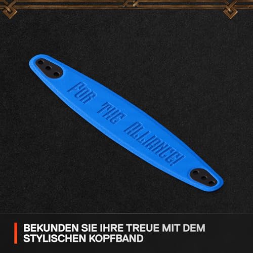 SteelSeries Arctis Nova Booster Pack - World of Warcraft Alliance Edition - Kostenloses In-Game-Item - Gaming-Headset-Zubehör - Nylon-Kopfband - Einzigartige Lautsprecherabdeckungen - Limited Edition Bild 2
