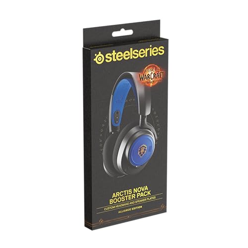 SteelSeries Arctis Nova Booster Pack - World of Warcraft Alliance Edition - Kostenloses In-Game-Item - Gaming-Headset-Zubehör - Nylon-Kopfband - Einzigartige Lautsprecherabdeckungen - Limited Edition Bild 5