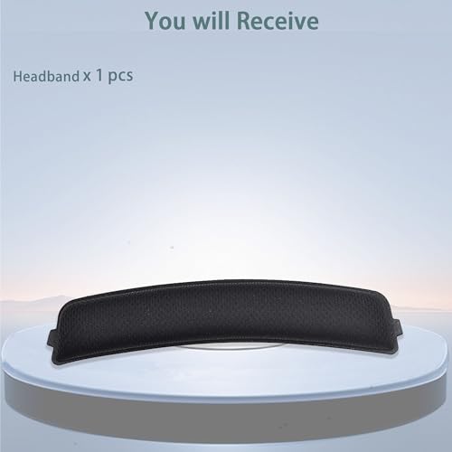 G935 Headset Ersatz Kopfband Kompatibel mit Logitech G935 G933 G635 G633 Wireless Gaming Headset(Textilgewebe Kopfbandpolster) Bild 5