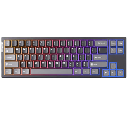 YUNZII RT68 Rapid Trigger Gaming Tastatur,Hall Effect Magnetic 68-Key Wired RGB Tastatur, Hot Swapped PC Gaming Tastatur, Adjustable Actuation TKL Mechanische Tastatur (Black, Magnetic Switch) Bild 1