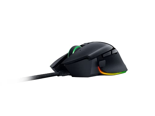Razer Basilisk V3 35K - Vollständig anpassbare ergonomische kabelgebundene Gaming-Maus - Focus Pro 35K Sensor (HyperScroll Tilt Wheel, 11-Zonen-Beleuchtung, optische Mausschalter Gen-3) Schwarz Bild 3
