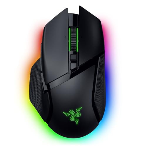 Razer Basilisk V3 Pro 35K - Vollständig anpassbare kabellose ergonomische Gaming-Maus mit Chroma RGB - 35K optischer Sensor (konfigurierbares Rad, 1K Hz Polling-Rate, 13 anpassbare Tasten) Schwarz Bild 1