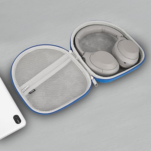 Harte Kopfhörer-Hülle, kompatibel mit Bang & Olufsen Beoplay H9i, H95, H9, H8, H8i, H6, H4, Reisetasche für Beoplay Portal Gaming Headset, Dunkelblau Bild 2