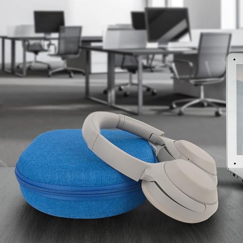 Harte Kopfhörer-Hülle, kompatibel mit Bang & Olufsen Beoplay H9i, H95, H9, H8, H8i, H6, H4, Reisetasche für Beoplay Portal Gaming Headset, Dunkelblau Bild 3