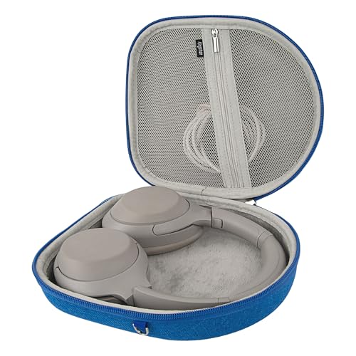 Harte Kopfhörer-Hülle, kompatibel mit Bang & Olufsen Beoplay H9i, H95, H9, H8, H8i, H6, H4, Reisetasche für Beoplay Portal Gaming Headset, Dunkelblau Bild 6
