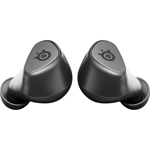 SteelSeries Arctis GameBuds™ Gaming-Headset für PlayStation, kabellos, 2,4 GHz + BT5.3, aktive Geräuschunterdrückung/Transparenz, 40H-Akku, kabelloses Aufladen, PS5, PC, Switch, Handy Bild 1